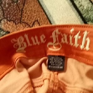 Blue Faith Women's Vibrant Orange Jeans
